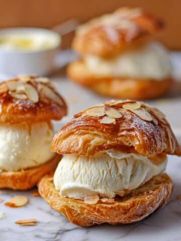 Croissant Salted Honey Ice Cream Sandwiches Recipe