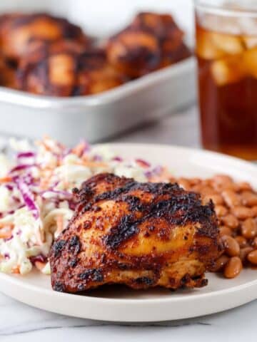 Barbecued Chicken Thighs Recipe