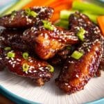 Baked Honey Sesame Sticky Chicken Wings Recipe