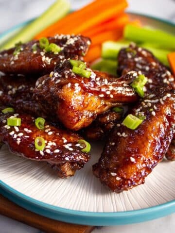 Baked Honey Sesame Sticky Chicken Wings Recipe