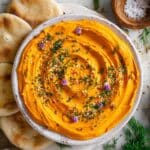 Paprika Roasted Carrot Hummus Recipe