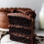 Moist Fudge Vegan Chocolate Cake Recipe