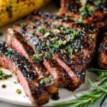 Perfect Grilled Steak with Herb Butter Recipe