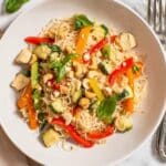 Instant Pot Vegetarian Pad Thai with Tofu Recipe