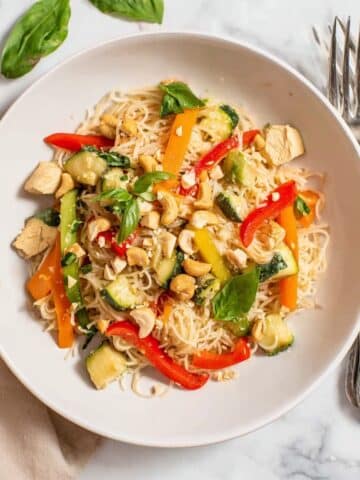 Instant Pot Vegetarian Pad Thai with Tofu Recipe