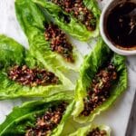 Shiitake Mushroom Lettuce Wraps Recipe