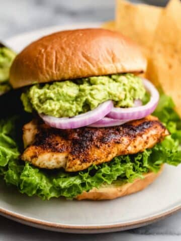 Grilled Chicken Sandwich with Avocado and Provolone Recipe
