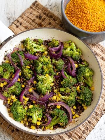 Quick Broccoli Lentil Stir Fry Recipe