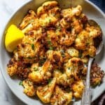 Garlic-Parmesan Roasted Cauliflower Recipe
