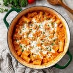 One Pot Chicken Parmesan Pasta Recipe