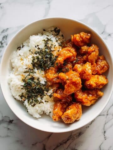 Orange Baked Chicken with Broccoli and Rice Recipe
