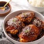 Instant Pot Chicken Thighs with Honey Garlic Sauce Recipe