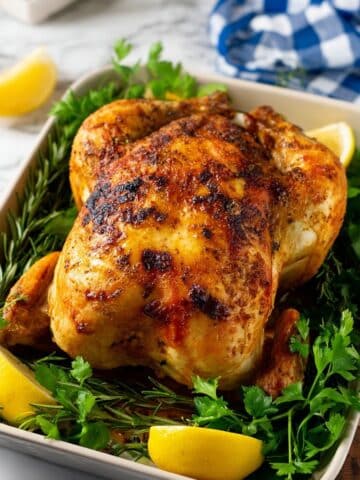 Slow Cooker Whole Chicken with Spiced Rub Recipe