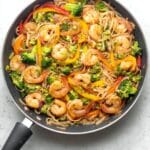 Peanut Sauce Stir Fry with Shrimp Recipe