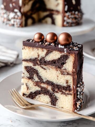 Moist and Fluffy Marble Cake Recipe