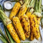 Grilled Corn on the Cob with Butter, Salt, and Pepper Recipe