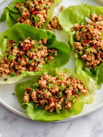 Asian Turkey Lettuce Wraps Recipe