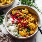 Slow Cooker Cauliflower Lentil Curry Recipe