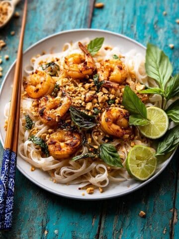Better Than Takeout Garlic Butter Shrimp Pad Thai Recipe