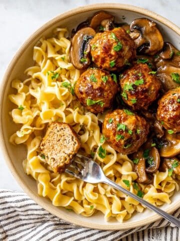 Salisbury Steak Meatballs (Instant Pot, Stove Top, Slow Cooker) Recipe