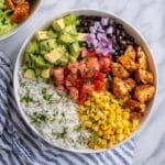 Chicken Burrito Protein Bowl Recipe