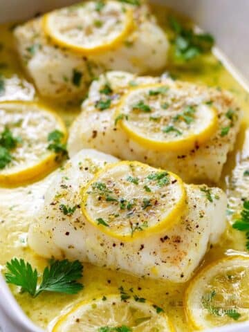 Baked Lemon Butter Cod Recipe