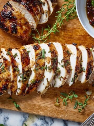 Grilled Turkey Breast with Herb Seasoning and Optional Brine Recipe