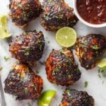 Honey Sriracha Grilled Chicken Thighs Recipe