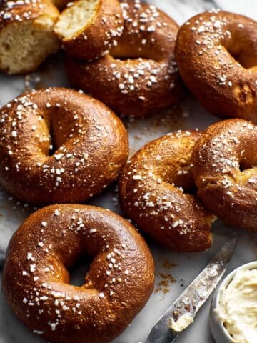 Homemade Pretzel Bagels Recipe