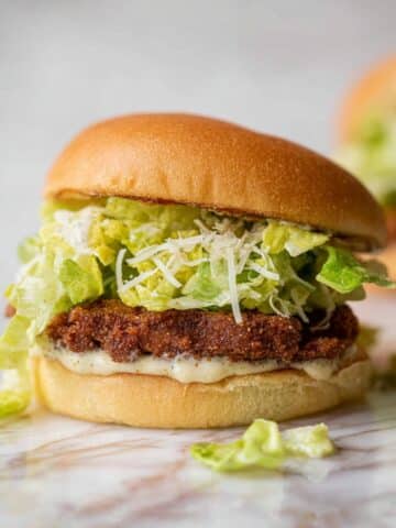 Crispy Chicken Caesar Sandwiches Recipe