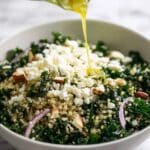 Kale and Quinoa Salad with Lemon, Herbs, and Feta Recipe