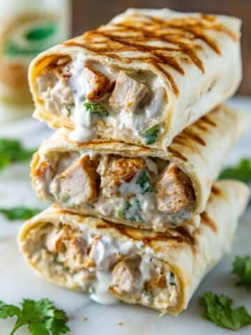 Chicken Ranch Wraps Recipe