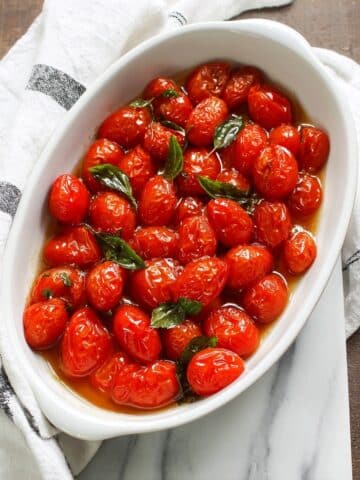 Roasted Cherry Tomatoes with Garlic and Balsamic Recipe