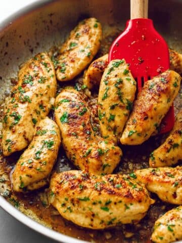 Easy Garlic Butter Chicken Tenders Recipe