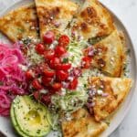 Baked Quesadillas with Turkey, Black Beans, and Fresh Pico Recipe