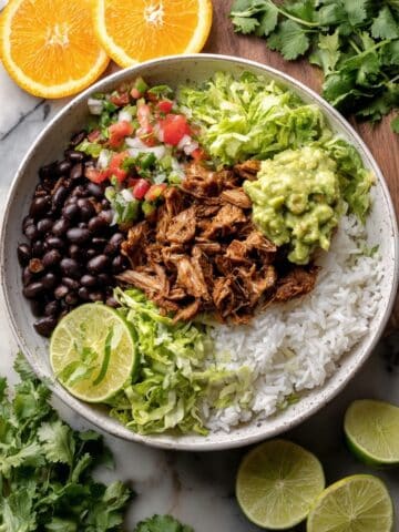 Sheet Pan Chicken Burrito Bowls Recipe