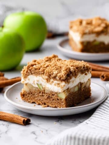 Apple Coffee Cake with Cream Cheese Streusel Recipe