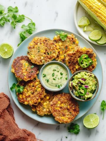 Easy Vegan Jalapeño Corn Fritters Recipe