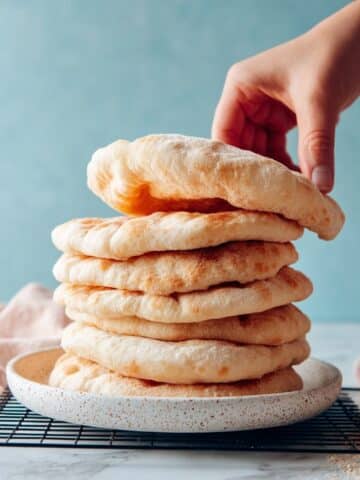 Pillowy Gluten-Free Brown Rice Flour Pita Recipe