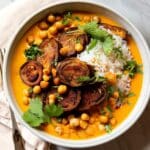 Roasted Eggplant Curry with Chickpeas Recipe