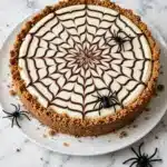 Spider Web Cheesecake Tart Recipe