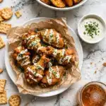 Baked Garlic Parmesan Boneless Chicken Wings Recipe