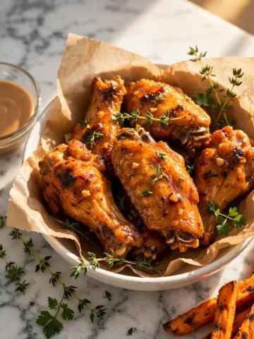Baked Honey Mustard Boneless Wings Recipe