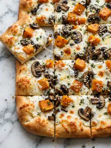 Butternut Squash & Mushroom Puff Pastry Tart Recipe