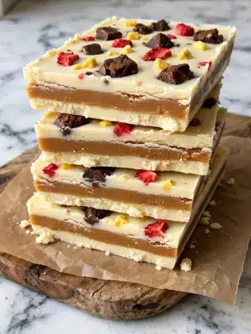 Reese's Pieces Peanut Butter White Chocolate Bark Recipe
