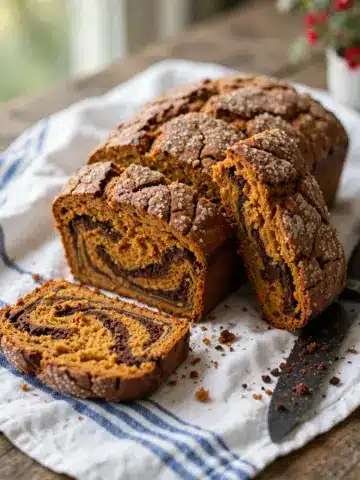 Cinnamon Swirl Chocolate Chip Pumpkin Butter Bread Recipe