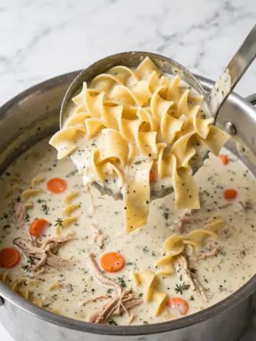Creamy Chicken Noodle Soup Recipe