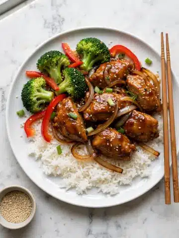 Easy Chicken Stir Fry with Broccoli and Bell Peppers Recipe