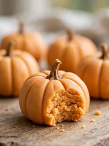 Mini Pumpkin Shaped Cookies Recipe