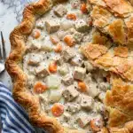 Creamy Chicken Pot Pie with Flaky Puff Pastry Recipe